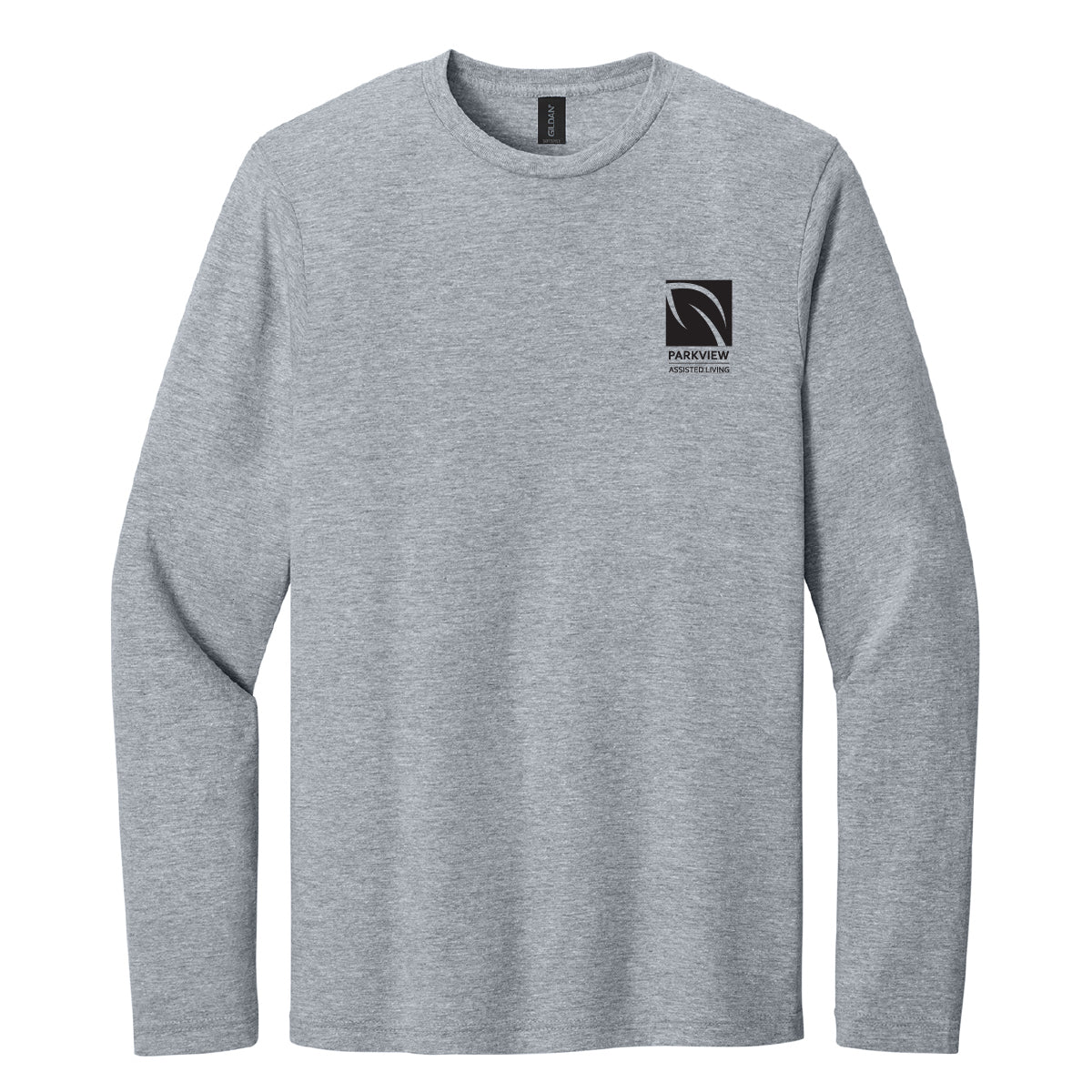 Grey Gildan Long Sleeve