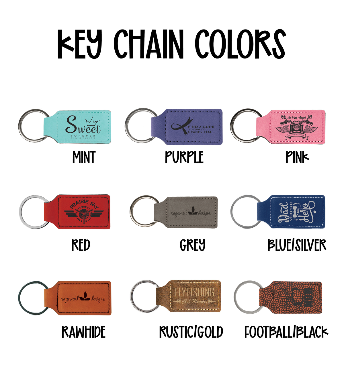 Leather Keychain