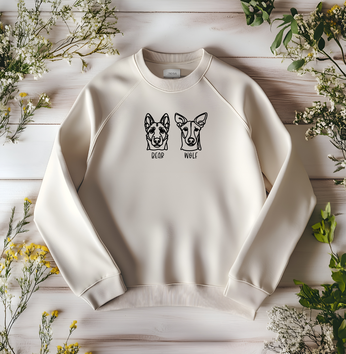 Custom Embroidered Dog Sweatshirt