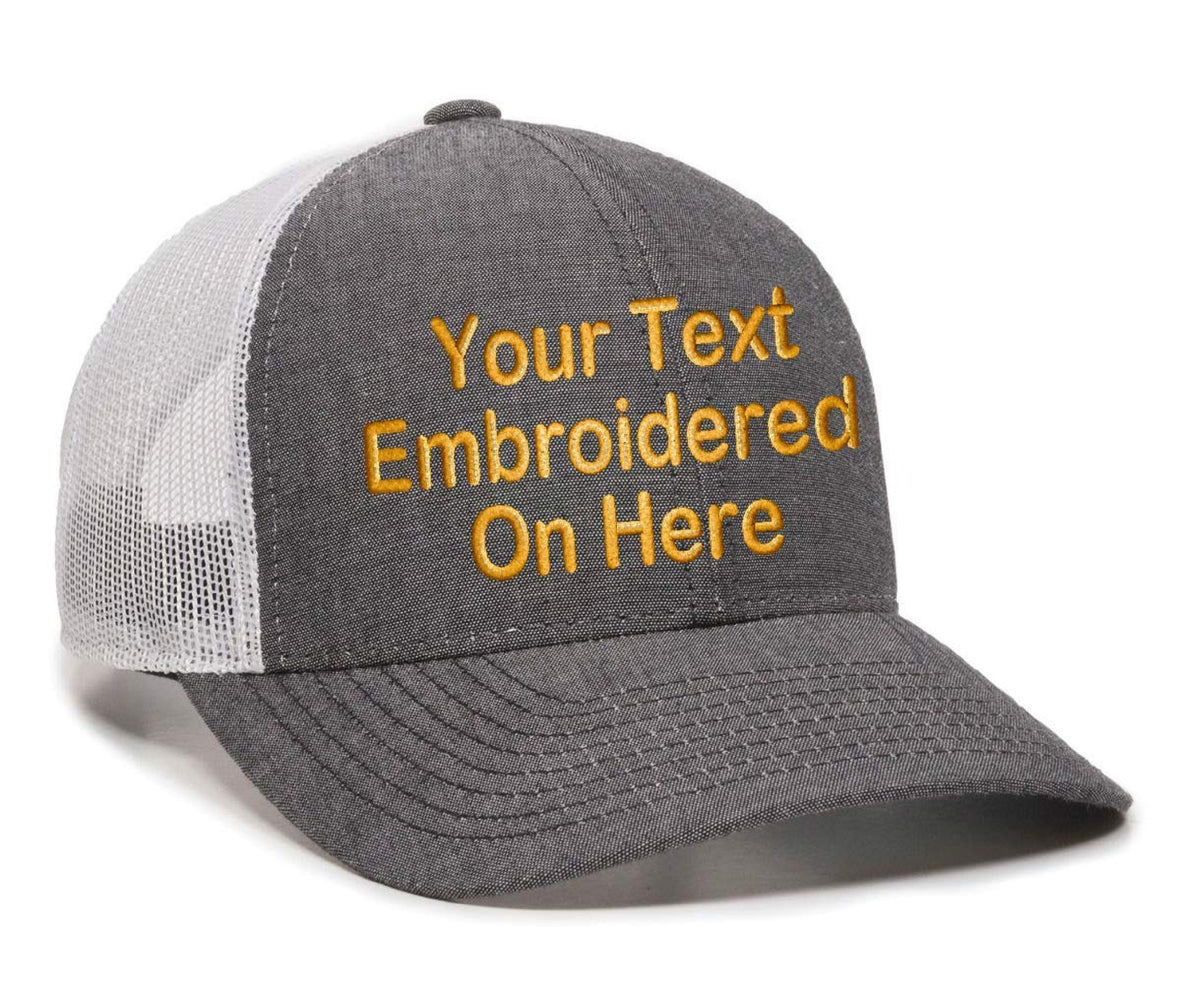 Custom Embroidered Trucker Hat