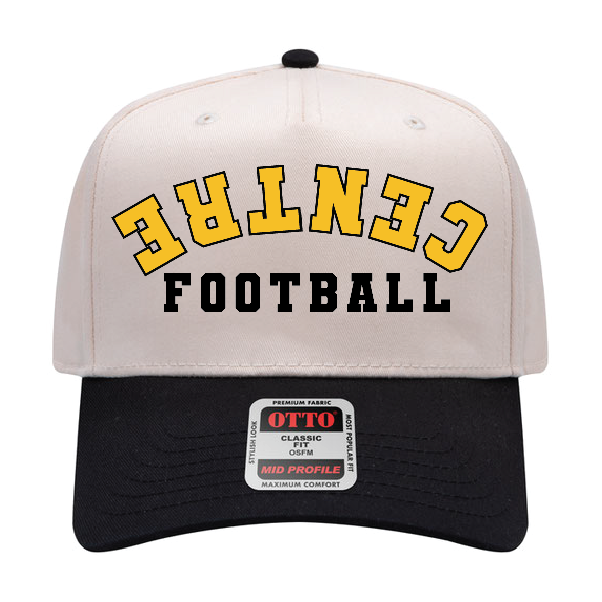 Embroidered Centre Football Hat