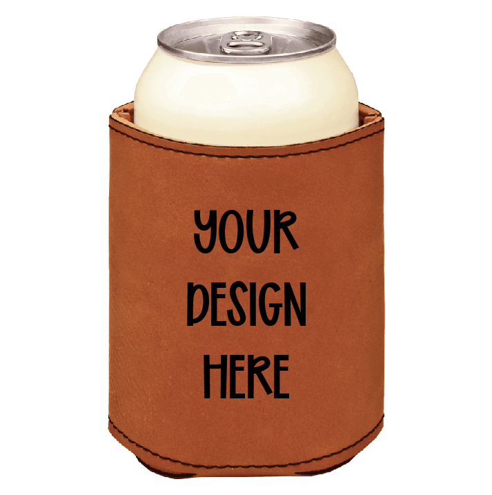 Engraved Leather Koozie