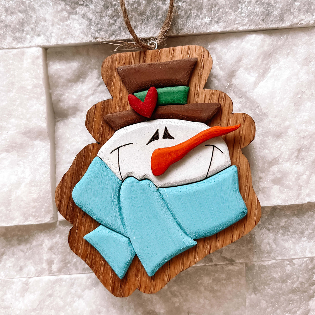 Hand Painted Snowman Ornaments