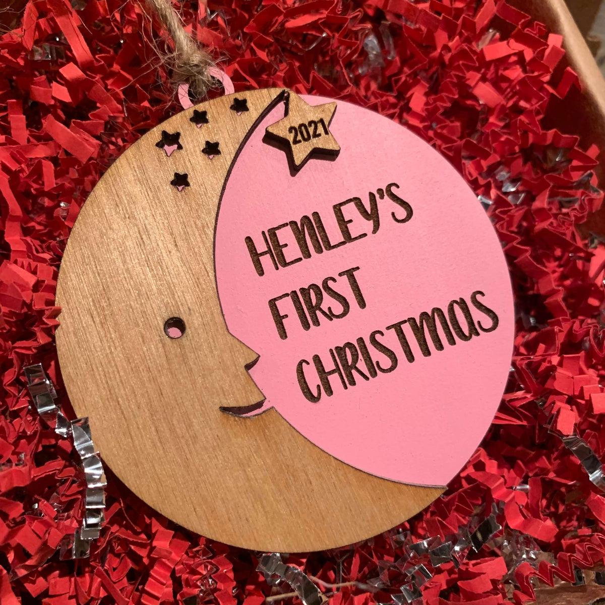 First Christmas Moon Ornament