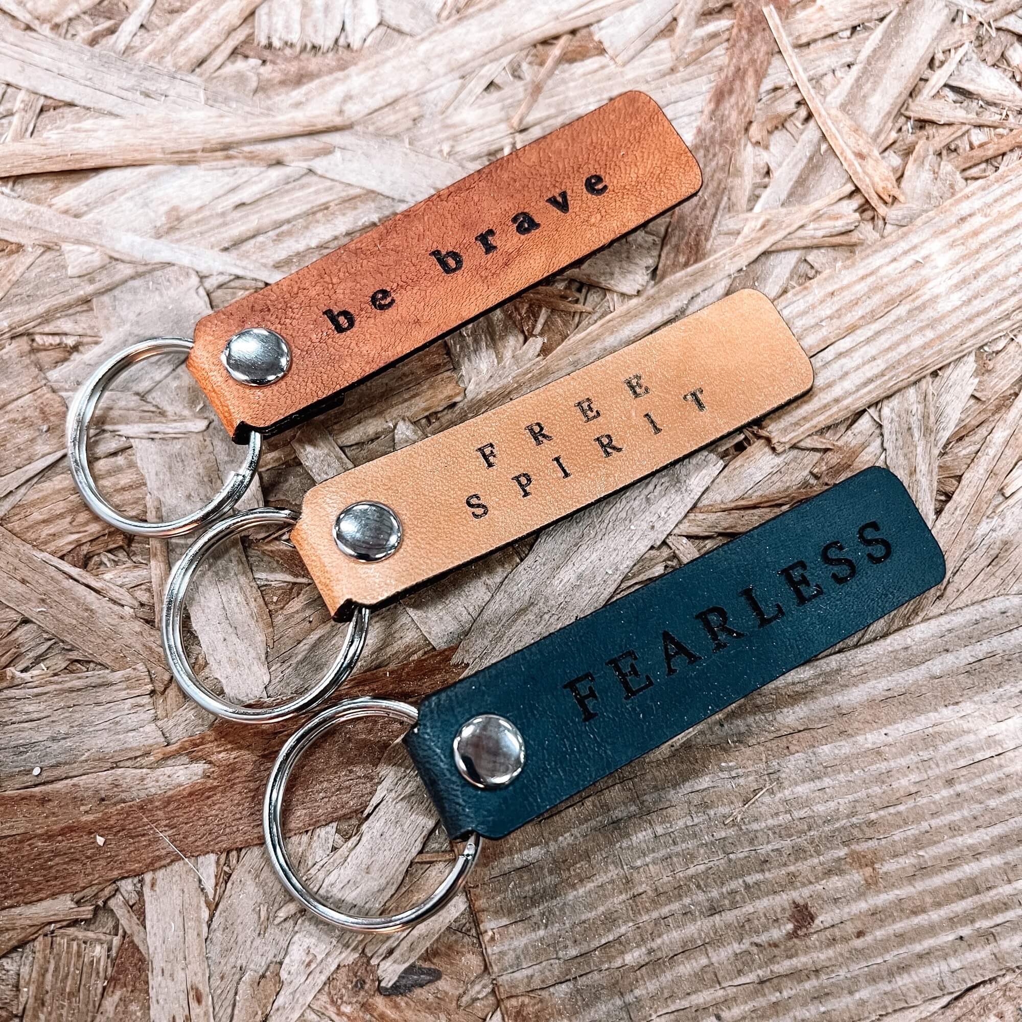 Handcrafted Leather Keychain - Narrow Gate Leather Goods